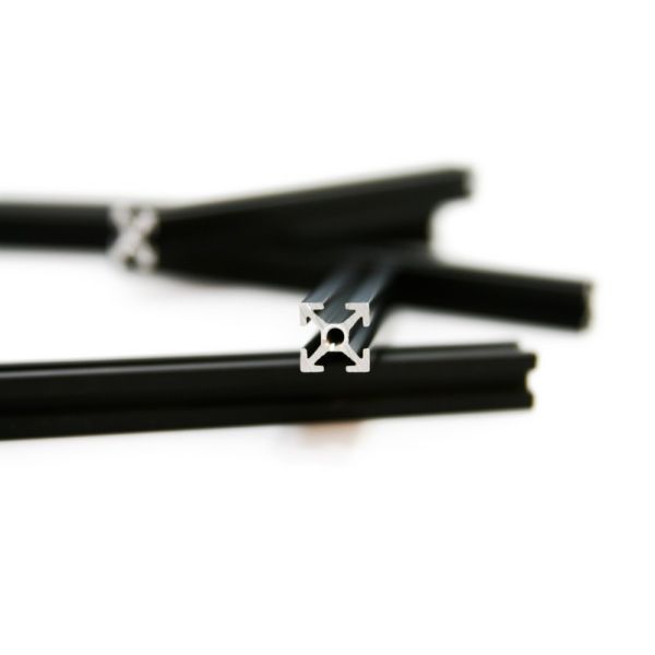MakerBeam 200mm, 8pcs, black 