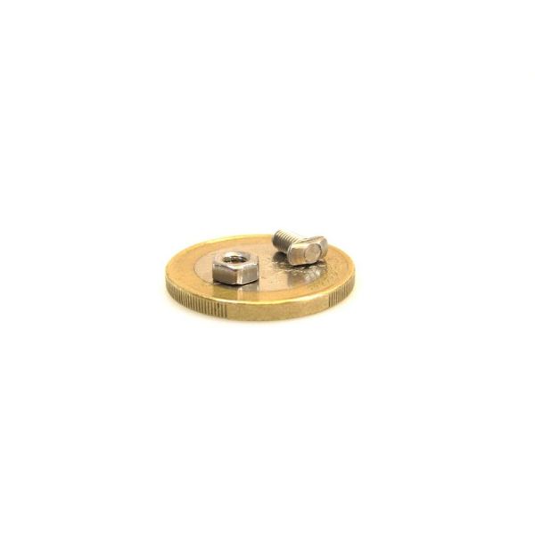 M3 Wing Type Bolts with Hex Hole, 6mm, 100pcs