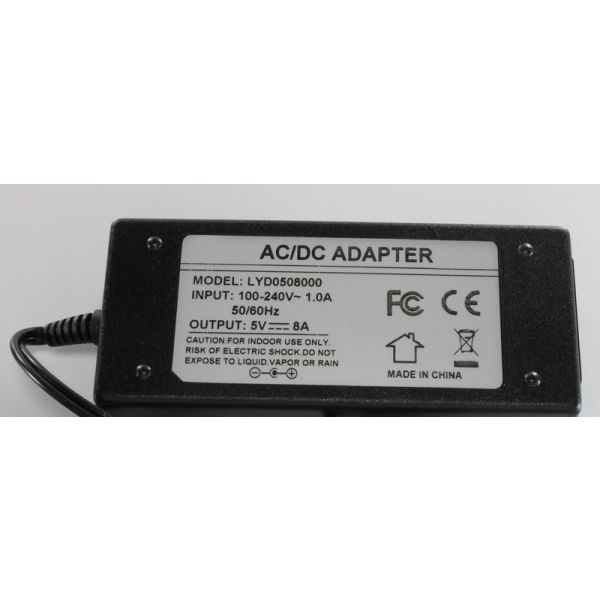 5V 8A AC/DC Power Adapter