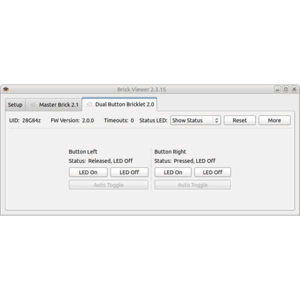 Dual Button Bricklet 2.0