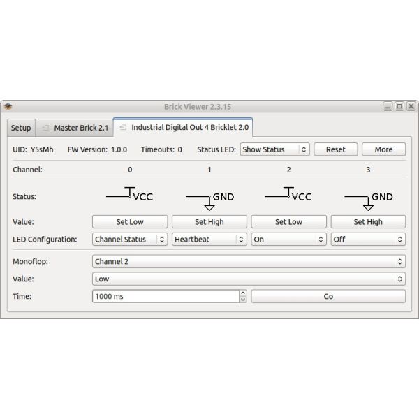 Industrial Digital Out 4 Bricklet 2.0