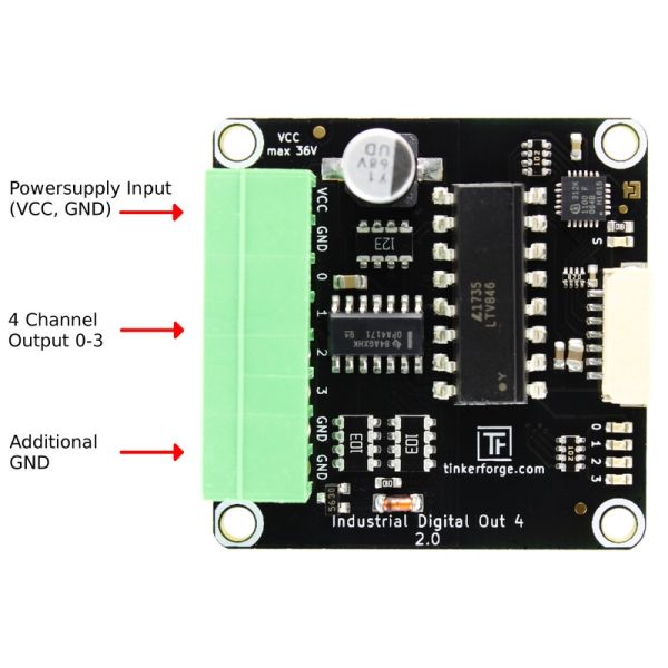 Industrial Digital Out 4 Bricklet 2.0