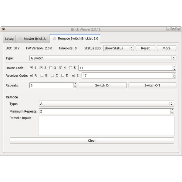 Remote Switch Bricklet 2.0