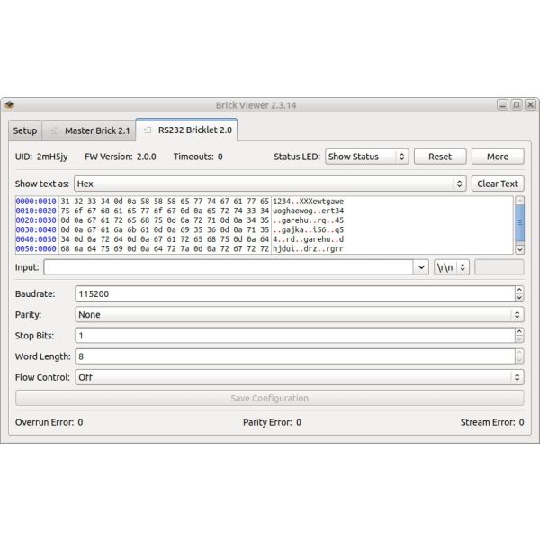 RS232 Bricklet 2.0