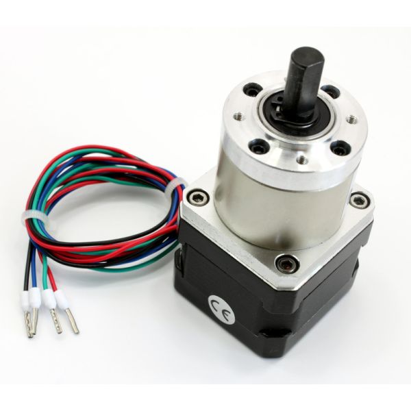 Schrittmotor mit Getriebe 27:1, 3Nm